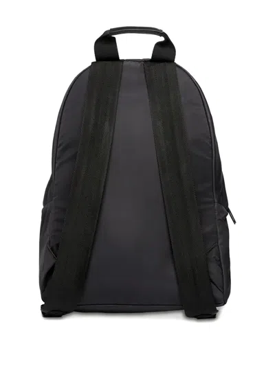 Palm Angels Blurred-logo Backpack In Black