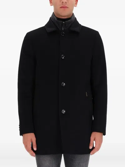 Moorer "monferrato-le" Coat In Black