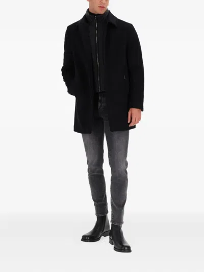Moorer "monferrato-le" Coat In Black