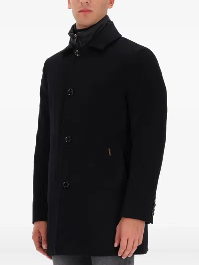 Moorer "monferrato-le" Coat In Black