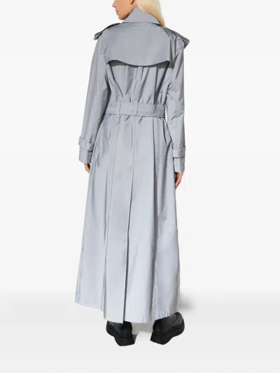 Norma Kamali Double-breasted Coat In Gray