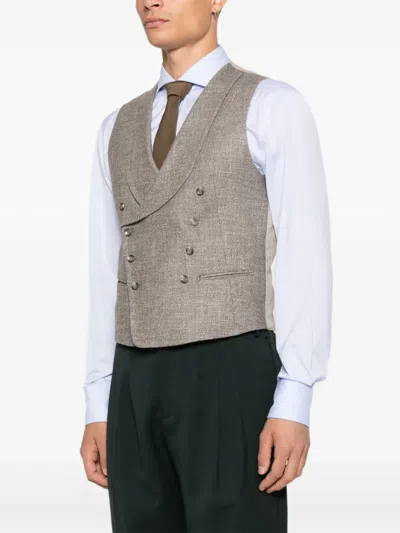 Tagliatore Ben Waistcoat In Multi
