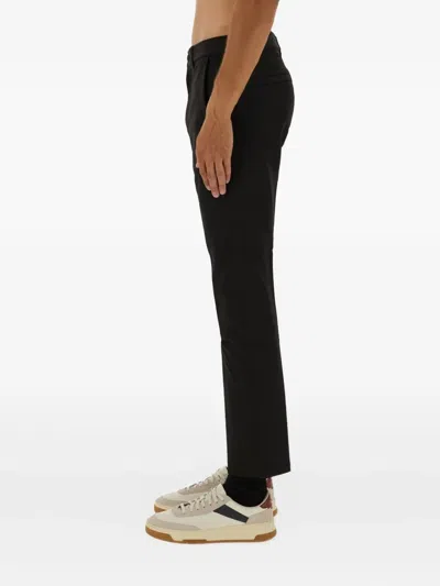 Hugo Boss Tailored Trousers With Side And Back Pockets In Black