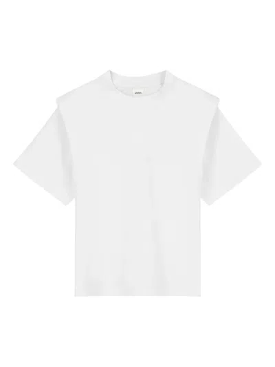 Isabel Marant Layered-detail Cotton T-shirt In White