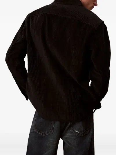 Calvin Klein Jeans Est.1978 Corduroy Pocket Shirt Jacket In Black