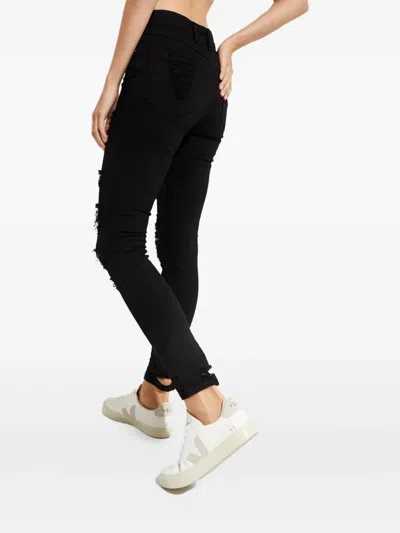 Ser.o.ya Distressed Jeans In Black