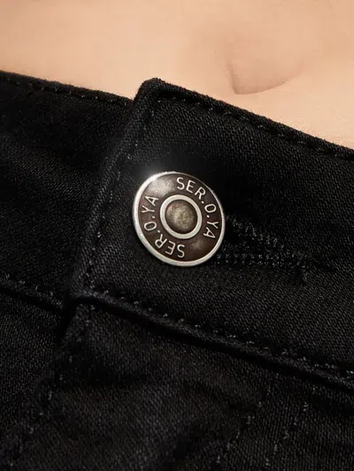 Ser.o.ya Distressed Jeans In Black