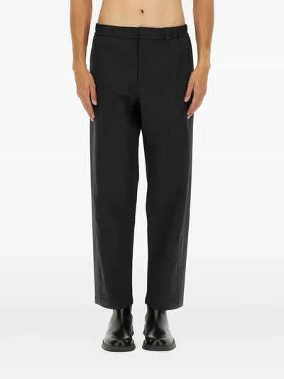 Laminar Elasticated-waist Trousers In Black