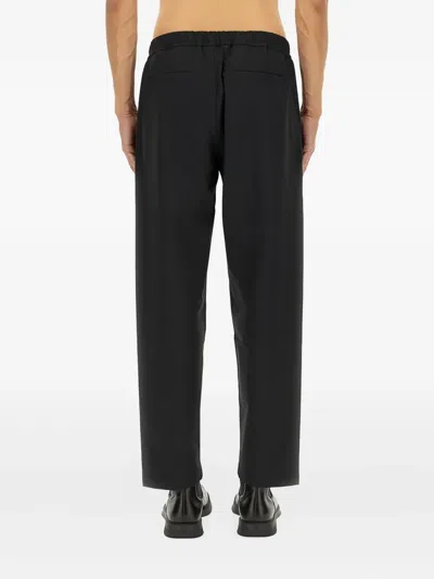 Laminar Elasticated-waist Trousers In Black