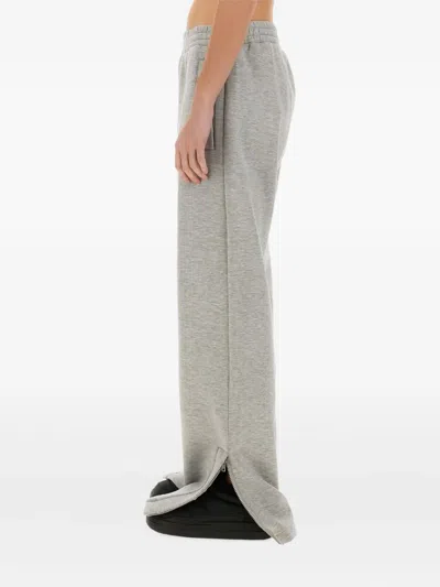 Fiorucci Split Trousers In Gray