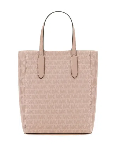 Michael Michael Kors Sinclair Logo Charm Tote Bag In Pink