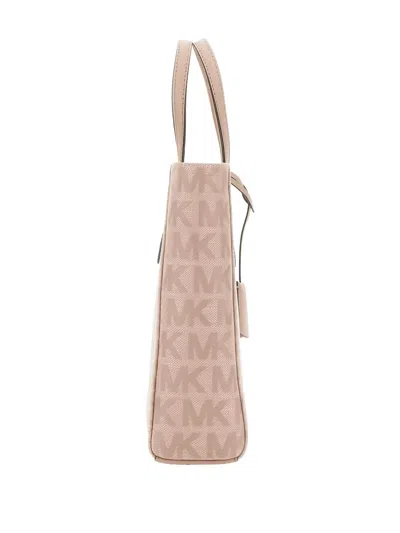 Michael Michael Kors Sinclair Logo Charm Tote Bag In Pink