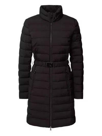 Ralph Lauren Belted Quilted Coat In Black