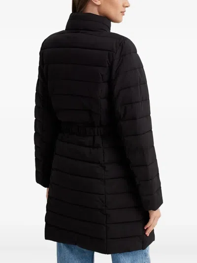 Ralph Lauren Belted Quilted Coat In Black