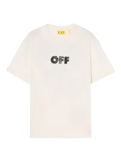 Off-white Arrow Sponge T-shirt In White
