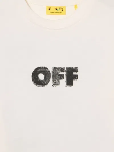 Off-white Arrow Sponge T-shirt In White