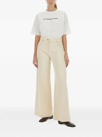 Aspesi T-shirt With Print In White