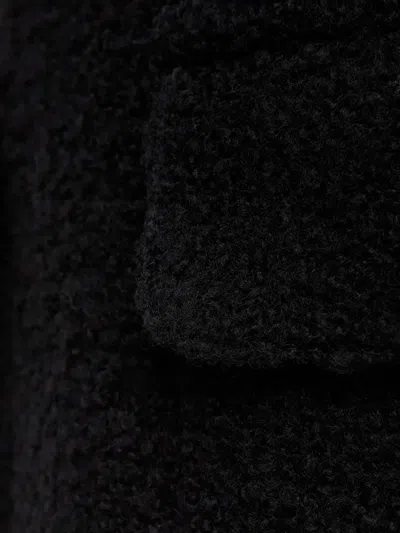 16arlington Ambra Square-neck Mini Dress In Black