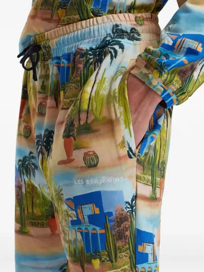 Les Benjamins Graphic-print Track Pants In Multi