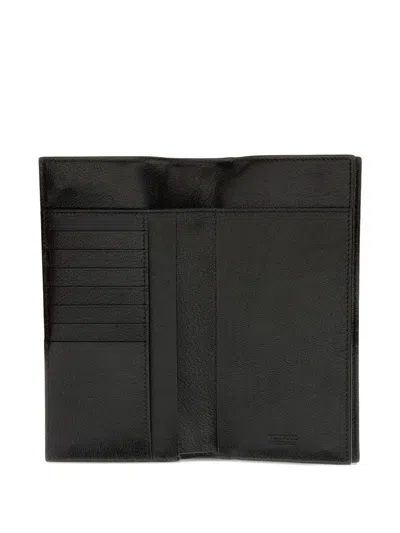 Tom Ford Vertical Leather Wallet In Black