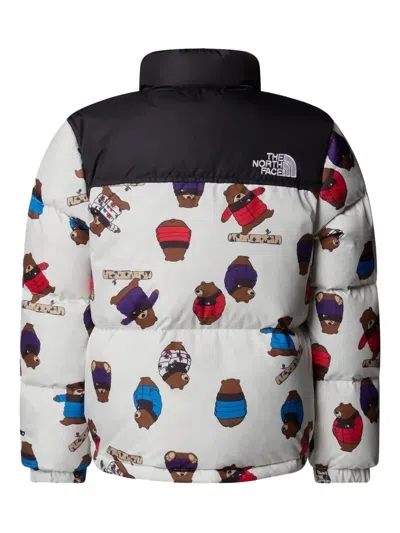 The North Face Nfwhite Nuptsebear 1996 Retro Nuptse Shell-down Puffer Jacket 24 Months - 6 In Multi