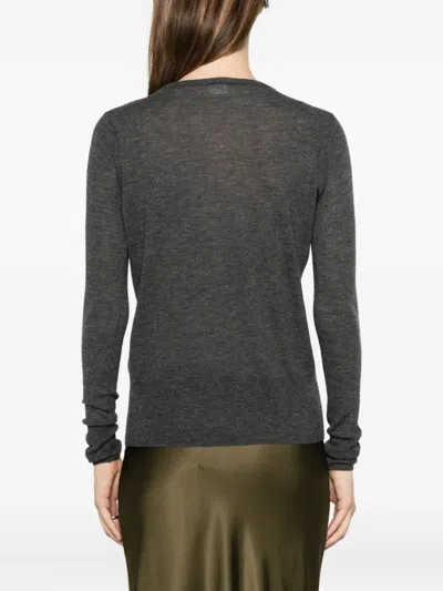 C.t.plage Round-neck Top In Black