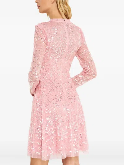Needle & Thread Aurelia Sequin-embellished Mini Dress In Pink