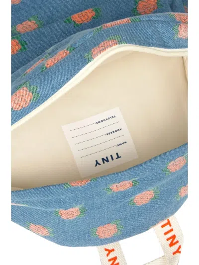Tiny Cottons Floral-print Backpack In Blue