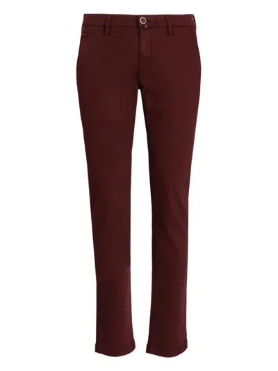 Jacob Cohen Bobby Cotton Trousers In Red