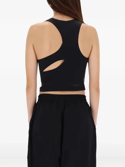 Y-3 Running Fitted Top In Black