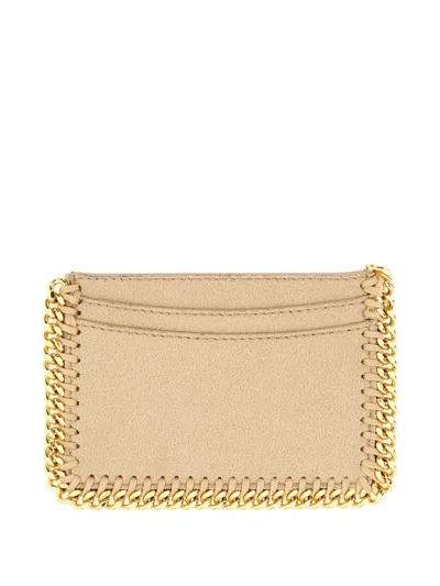 Stella Mccartney Card Holder Falabella In Brown