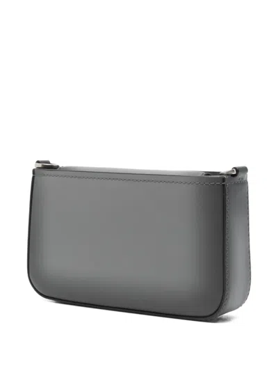 Michael Kors Chain Zip Cross Bag In Gray