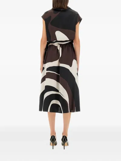 Kiton Missoni Embroidered Stretch Viscose Blend Pant In Black