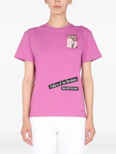 Raf Simons Graphic T-shirt In Pink