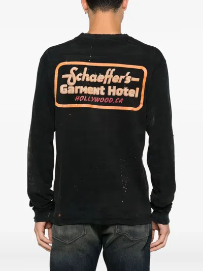 Schaeffer's Garment Hotel Teeaslt Long-sleeve T-shirt In Black