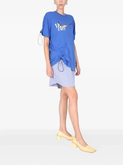 1/off Remade Crewneck T-shirt Dress In Blue