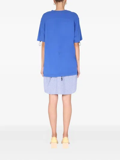 1/off Remade Crewneck T-shirt Dress In Blue