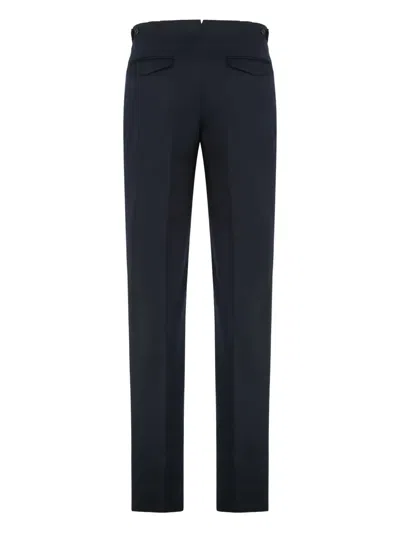 Slowear Side-pockets Pleated Trousers In Blue