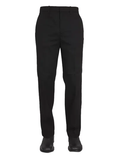 Department Five Concealed-fastening Trousers In Black