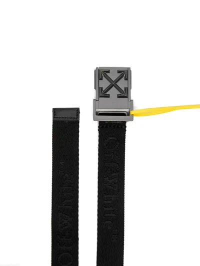 Off-white Arrows-motif Belt In Black