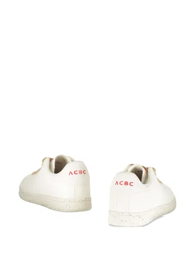 Acbc Textured Sneakers In White