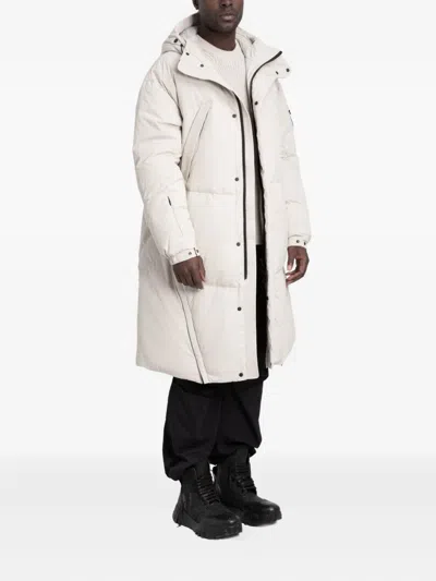 Jg1 Zip-fastening Padded Coat In White