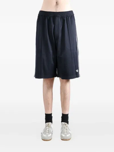 Adidas Originals Stripe-detailing Shorts In Black