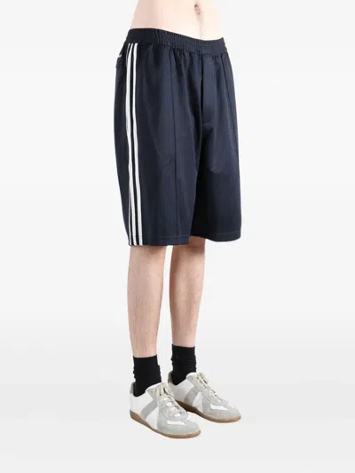 Adidas Originals Stripe-detailing Shorts In Black