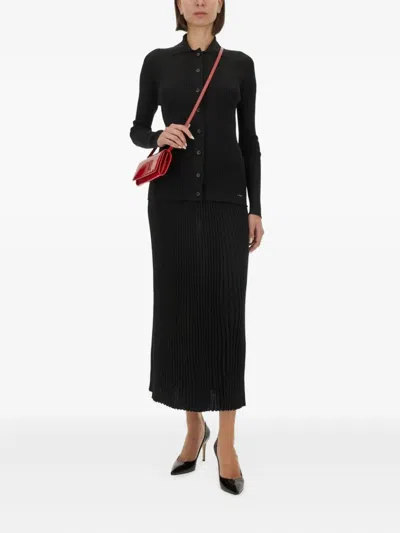 Kiton Women's Ribbed Sweater In Black