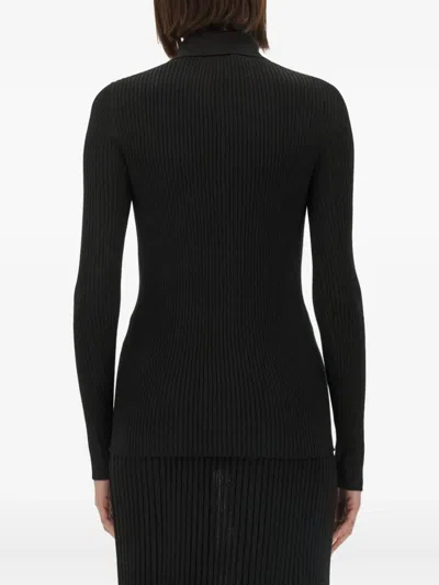 Kiton Women's Ribbed Sweater In Black