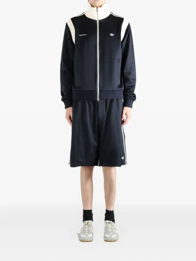 Adidas Originals Zip-fastening Sweatshirt In Blue