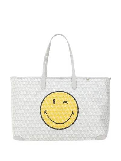 Anya Hindmarch Ferragamo Dark Brown Leather Grandioso Loafers In White