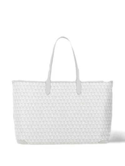 Anya Hindmarch Ferragamo Dark Brown Leather Grandioso Loafers In White