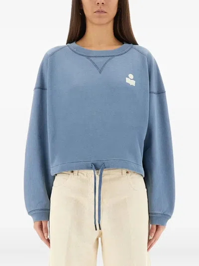 Isabel Marant Étoile Isabel Marant Etoile Margo Sweatshirt With Logo In Blue